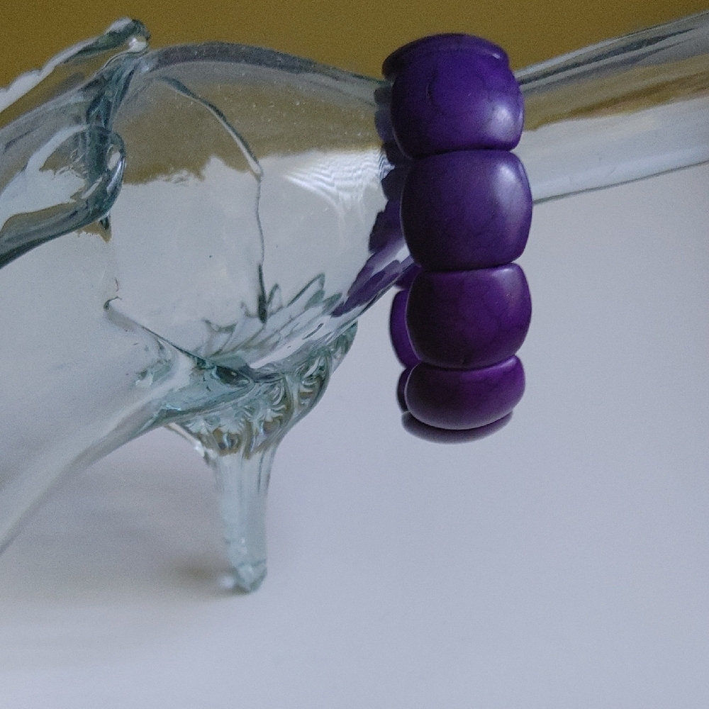 Chunky Purple Bracelet